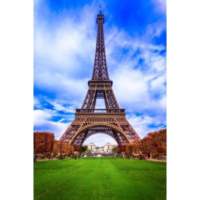 Paris Eyfel Kulesi  3 Boyutlu Duvar Kağıdı