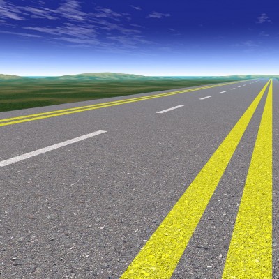 Yol 3 Boyutlu Duvar Kağıdı 