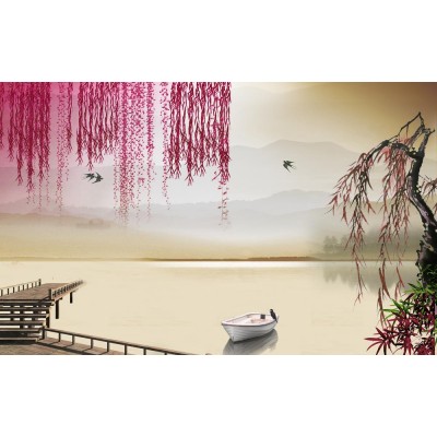 Manzara 3 Boyutlu Duvar Kağıdı 