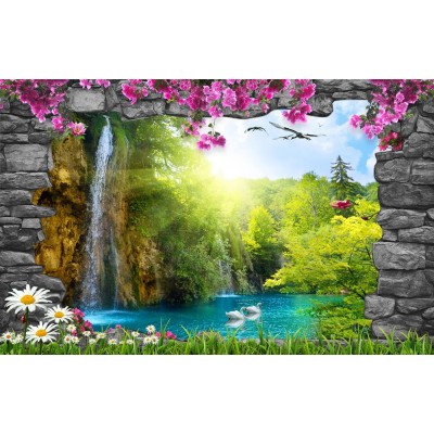 Manzara 3 Boyutlu Duvar Kağıdı 