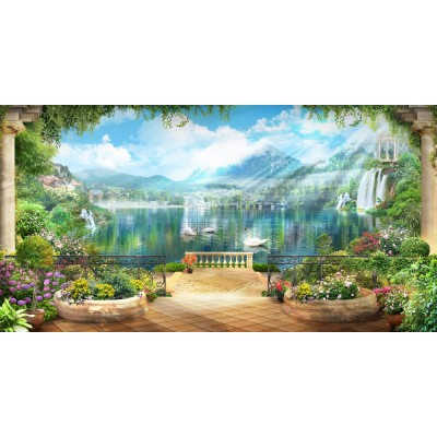 Manzara 3 Boyutlu Duvar Kağıdı 