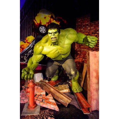 Hulk 3 Boyutlu Duvar Kağıdı 