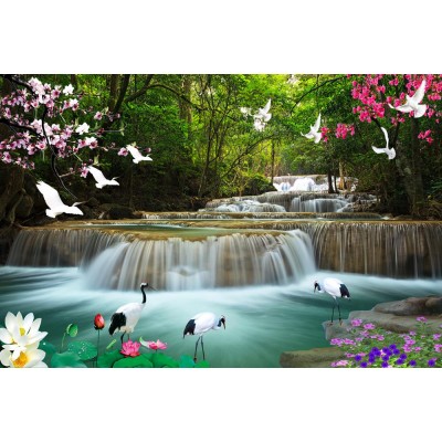 Manzara 3 Boyutlu Duvar Kağıdı 