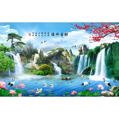 Manzara 3 Boyutlu Duvar Kağıdı 