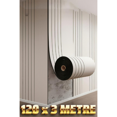 120cm x 3 Metre Rulo Premium SXP Krem Yapışkanlı Duvar Paneli Kağıdı Ev Ofis Otel KLD-KC-MW802 CREMA