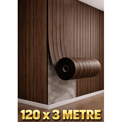 120cmx3 Metre Rulo SXP Umber Kahve Yapışkanlı Duvar Paneli Kağıdı Ev Ofis Otel KC-RH5089-4-701 UMBER