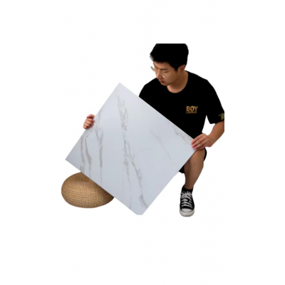 1m2 3 Adet 60X60cm Floor Yapışkanlı Zemin ve Duvar Kaplama Paneli Arkası Kauçuklu Pvc WC Paneli 605