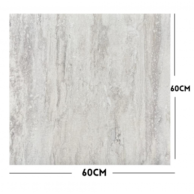 1m2 3 Adet 60X60cm Floor Yapışkanlı Zemin ve Duvar Kaplama Paneli Arkası Kauçuklu Pvc WC Paneli 607