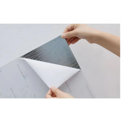 1m2 3 Adet 60X60cm Floor Yapışkanlı Zemin ve Duvar Kaplama Paneli Arkası Kauçuklu Pvc WC Paneli 617