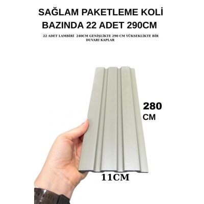 22 Adet 11cmx280cm Koli Bazında Bej PVC Lambiri Ev Ofis Dekoratif PVC Lambiri Duvar Kağıdı Paneli