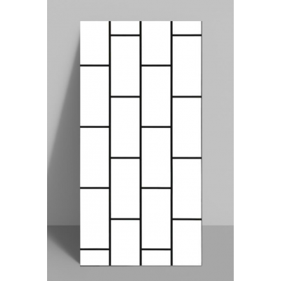 30X60 cm Kendinden Yapışkanlı Duvar,banyo,tezgah arası kaplama Duvar Paneli Kağıdı Sticker Shiny-19
