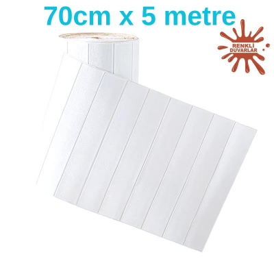 3D Lambiri Tahta Model 70x500cm Kendinden Yapışkanlı Duvar Kağıdı Esnek Köpük Panel NW43 70X500CM 3D Lambiri Tahta Model 70x500cm Kendinden Yapışkanlı Duvar Kağıdı Esnek Köpük Panel NW43 70X500CM