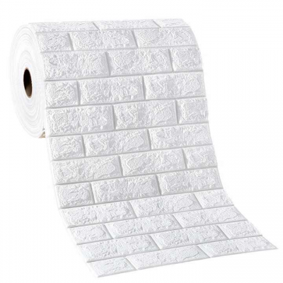 50cmx500cm 2,5 m2 1 Adet Yapışkanlı Duvar Kağıdı Esnek Köpük Paneli Beyaz 3d Tuğla Desen Ev Ofis 50cmx500cm 2,5 m2 1 Adet Yapışkanlı Duvar Kağıdı Esnek Köpük Paneli Beyaz 3d Tuğla Desen Ev Ofis