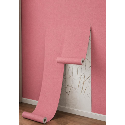 50x280cm Pembe Kendinden Yapışkanlı Isı Ve Ses Yalıtımını Destekler Boyanabilir Duvar Paneli Kağıdı