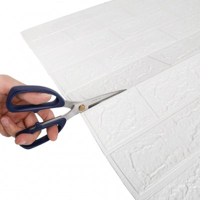10 ADET 50x50 Cm Silinebilir Kendinden Yapışkanlı Duvar Kağıdı Esnek Köpük Panel 3d Tuğla Desen 