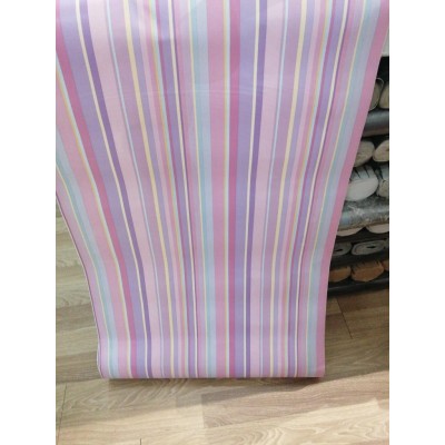 67cm x 10 Metre 1 Adet Yapışkanlı Rulo 7 Renk Gökkuşağı Model Mutfak Duvar Kaplama Folyosu Kağıdı