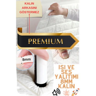 70x38cm Puf 8mm Kalın Dolgulu Isı ve Ses Yalıtımı Dekoratif Kendinden Yapışkanlı Duvar Paneli Kağıdı 70x38cm Puf 8mm Kalın Dolgulu Isı ve Ses Yalıtımı Dekoratif Kendinden Yapışkanlı Duvar Paneli Kağıdı