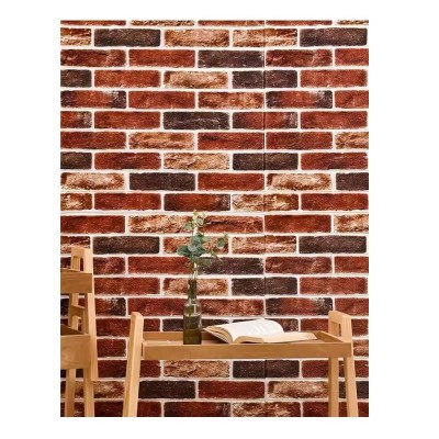 70x70cm 1 Adet Kendinden Yapışkanlı Çok Renkli Taş Tuğla Desen Salon Ofis Duvar Kağıdı Paneli NW149 70x70cm 1 Adet Kendinden Yapışkanlı Çok Renkli Taş Tuğla Desen Salon Ofis Duvar Kağıdı Paneli NW149