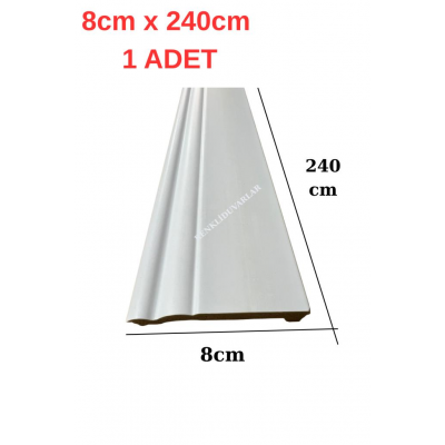 8cmx240cm Lotus PVC Süpürgelik Desenli Suya Neme Dayanıklı PVC Parke Seramik Salon Mutfak Süpürgelik