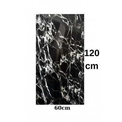Alternatif Kaplama UV PVC Mermer Panel Shadow 1 Adet 60x120cm Ev Ofis Otel Duvar Kaplama Paneli