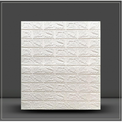Kendinden Yapışkanlı Dekoratif Pratik 3D Foam Wallpaper Duvar Kağıdı Paneli