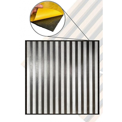 Yapışkanlı Silinebilir Gri Esnek Akustik Panel 68cmx68cm Ev Ofis Salon Duvar Kağıdı Paneli Nw189